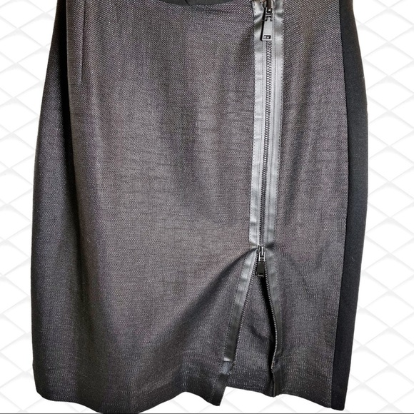 ELIE TAHARI Drayla Elegant Mixed Media Sheath Dress, Size 0 - Picture 5 of 12